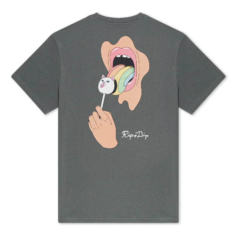 Lick Me Tee (Charcoal) 7.5oz