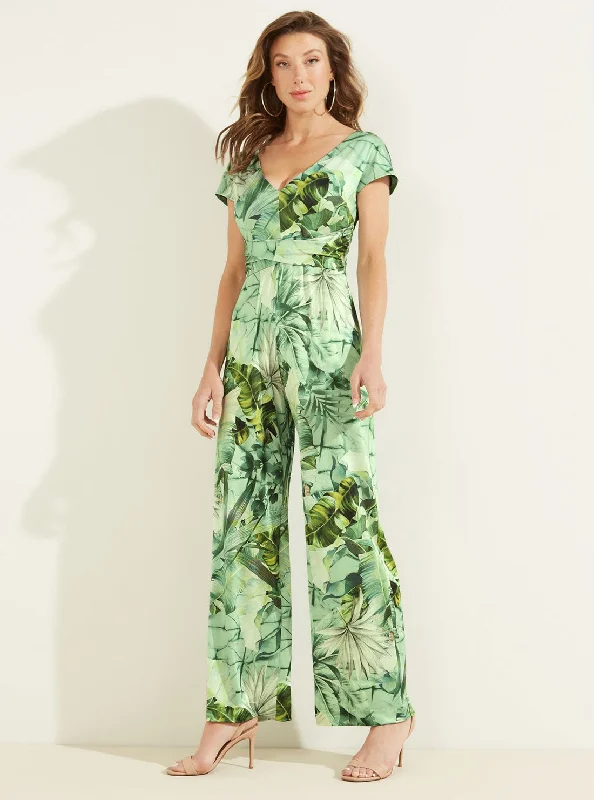 Banana Leaf Print Candice Jumpsuit