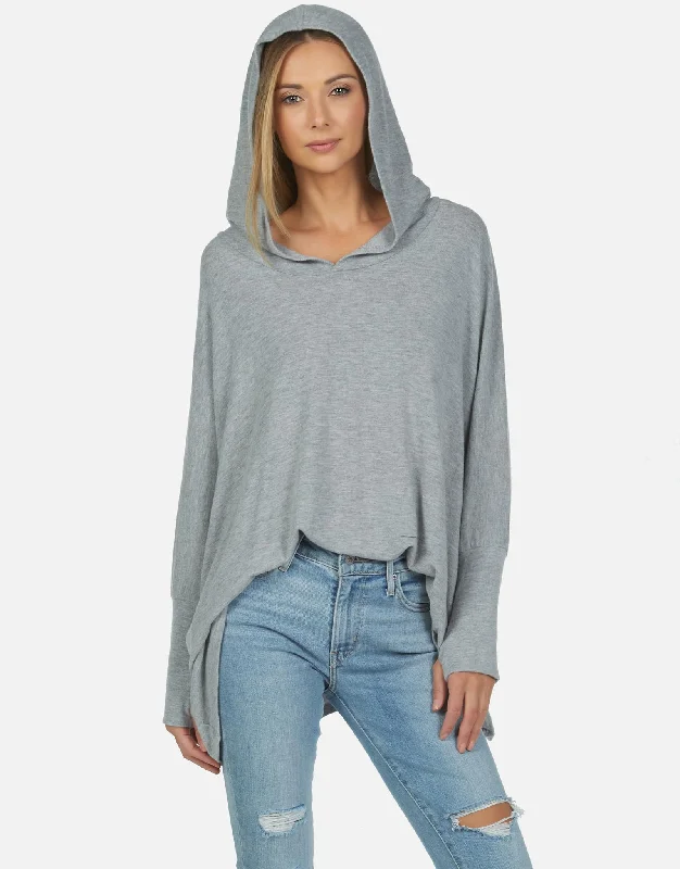 Dash Oversized Hoodie Heather Grey