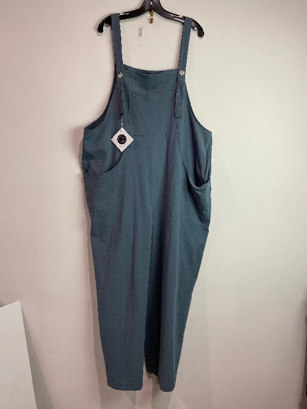 Jumpsuit By Clothes Mentor In Green, Size: 2x