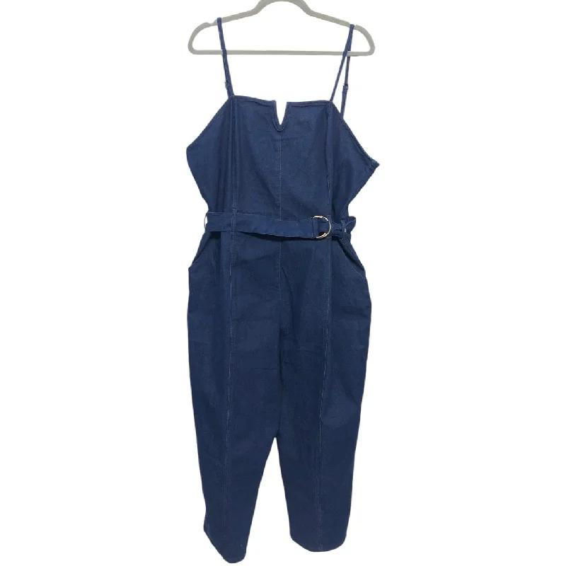 Overalls By Clothes Mentor In Blue, Size: 2x