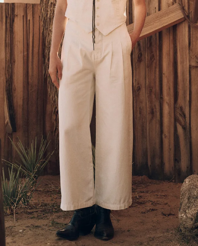 The Sculpted Trouser. -- Natural Hemp