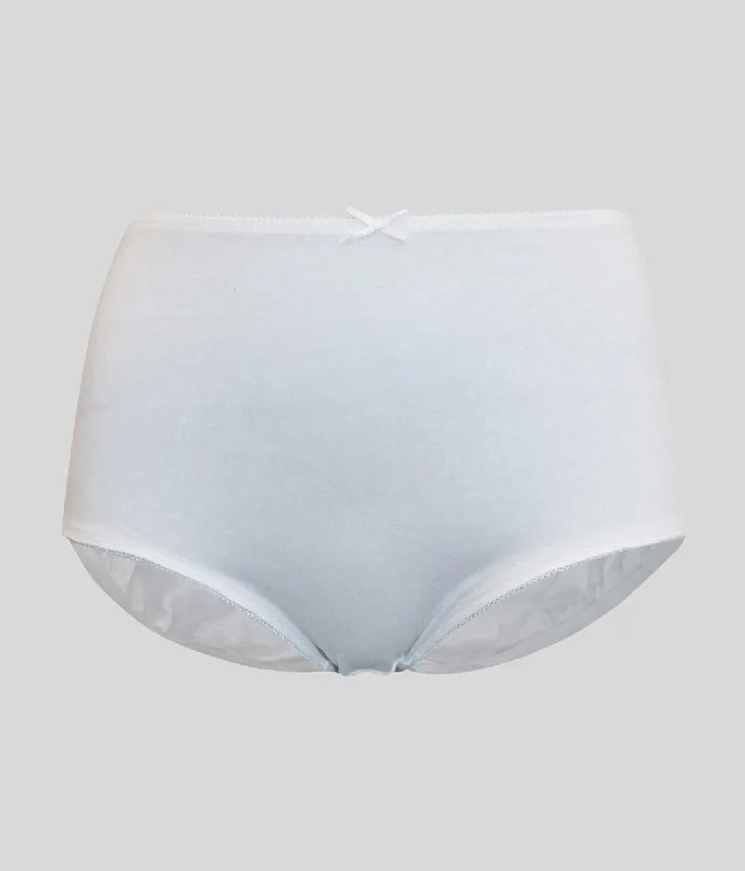 White Cotton Full Briefs