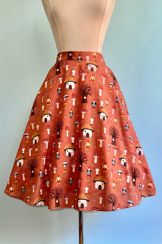 Amber Mushroom Full Skirt by Tulip B.