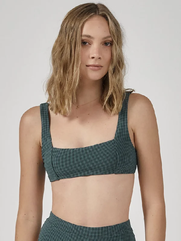 Paradise Code Parallel Bikini Top - Mallard Green