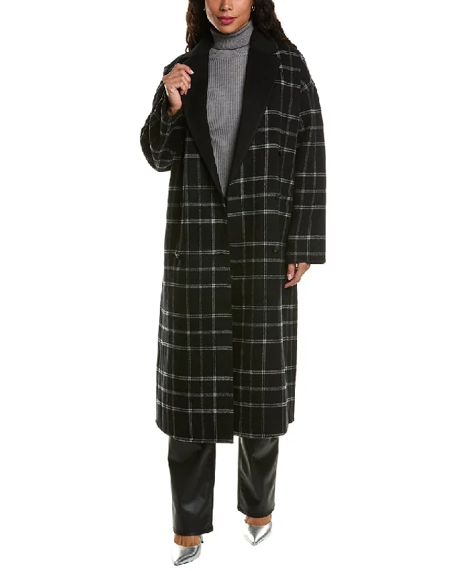 rag & bone Thea Plaid Wool Coat