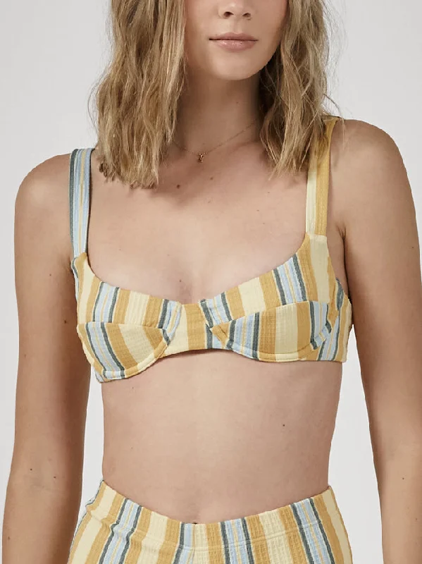 Salon Underwire Bikini Top - Citrus