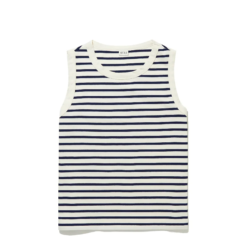 The Tank - Cream/Navy