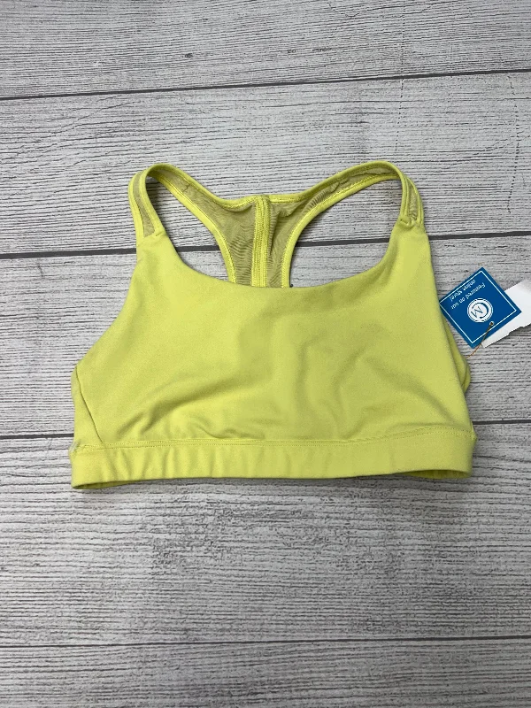 Athletic Bra By Athleta In Yellow, Size: M