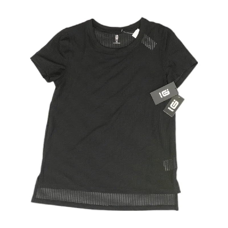 Black Solid Active T-Shirt