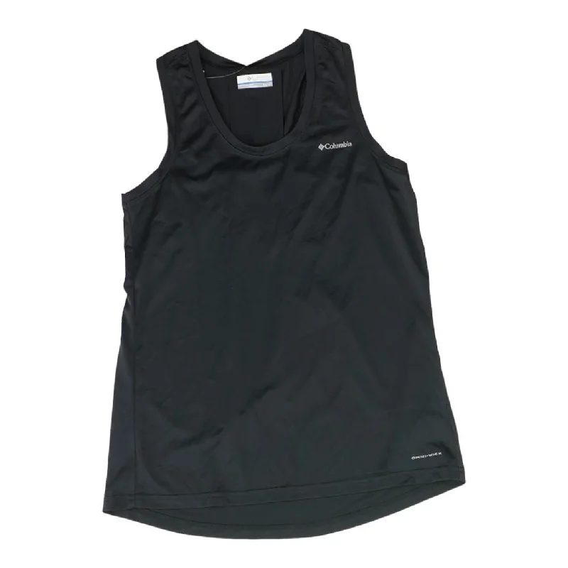 Black Solid Active Tank