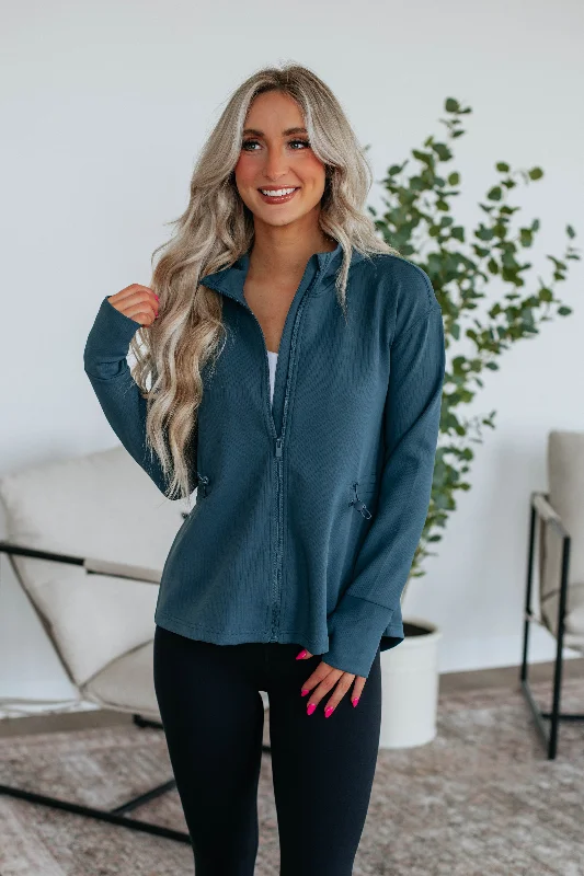 Cute & Casual Jacket - Peacock