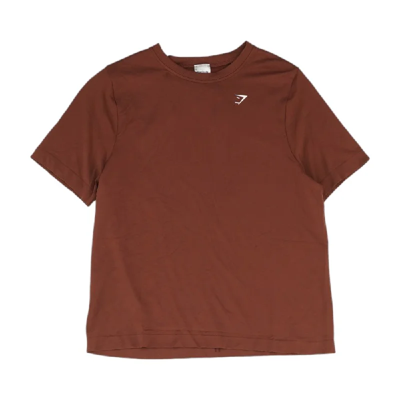 Mauve Solid Active T-Shirt