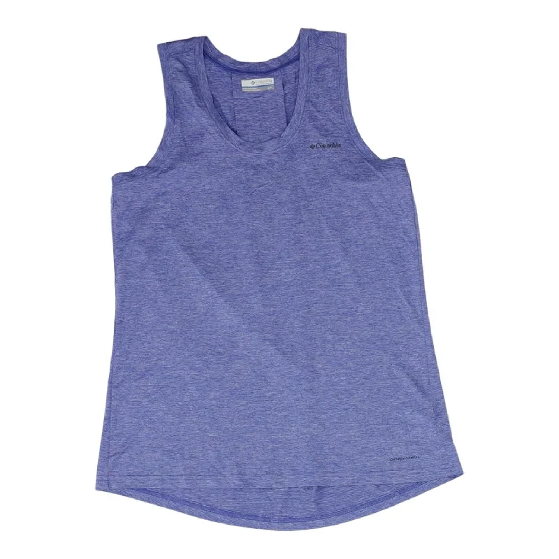 Purple Solid Active Tank