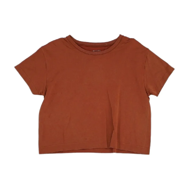 Rust Solid Active T-Shirt