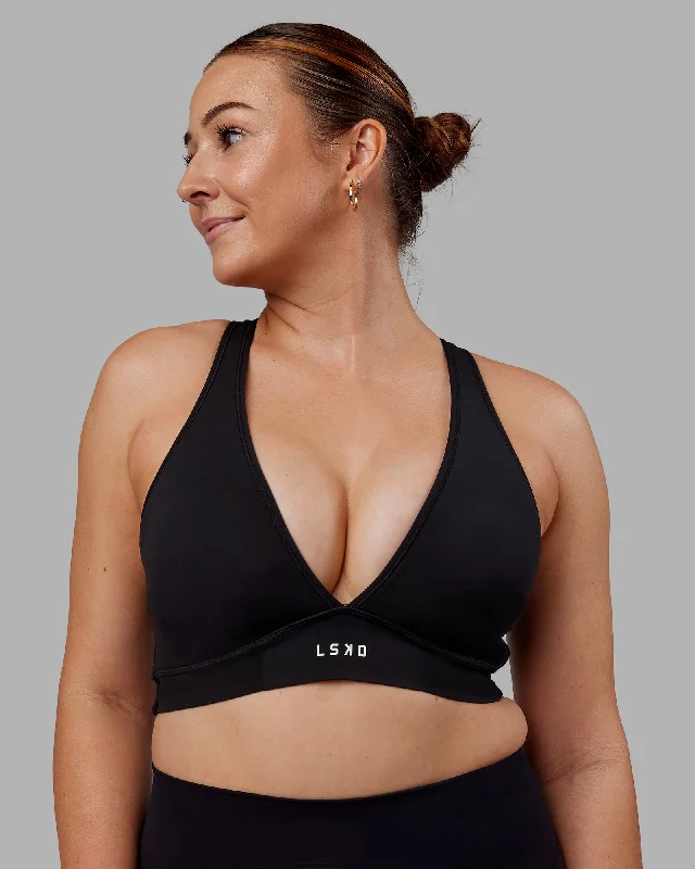 Stamina Sports Bra (D/DD/E) - Black