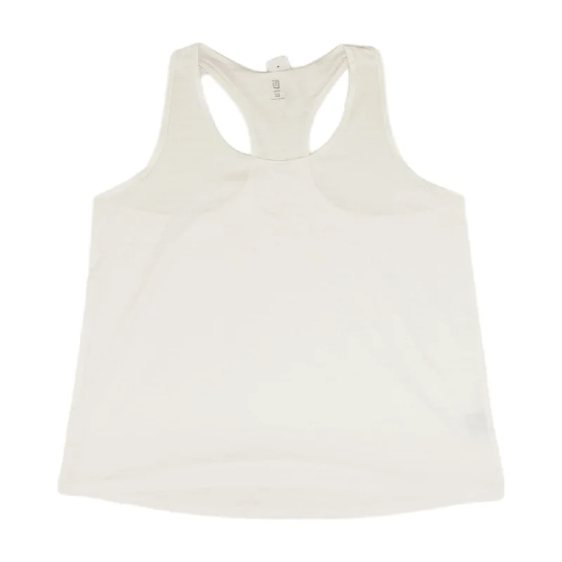 White Solid Active T-Shirt